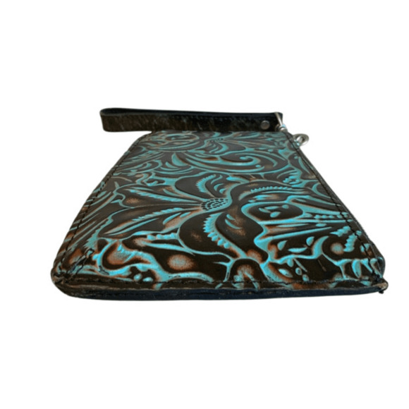 Patricia Nash Tooled Leather Wristlet Wallet - Picture 9 of 9